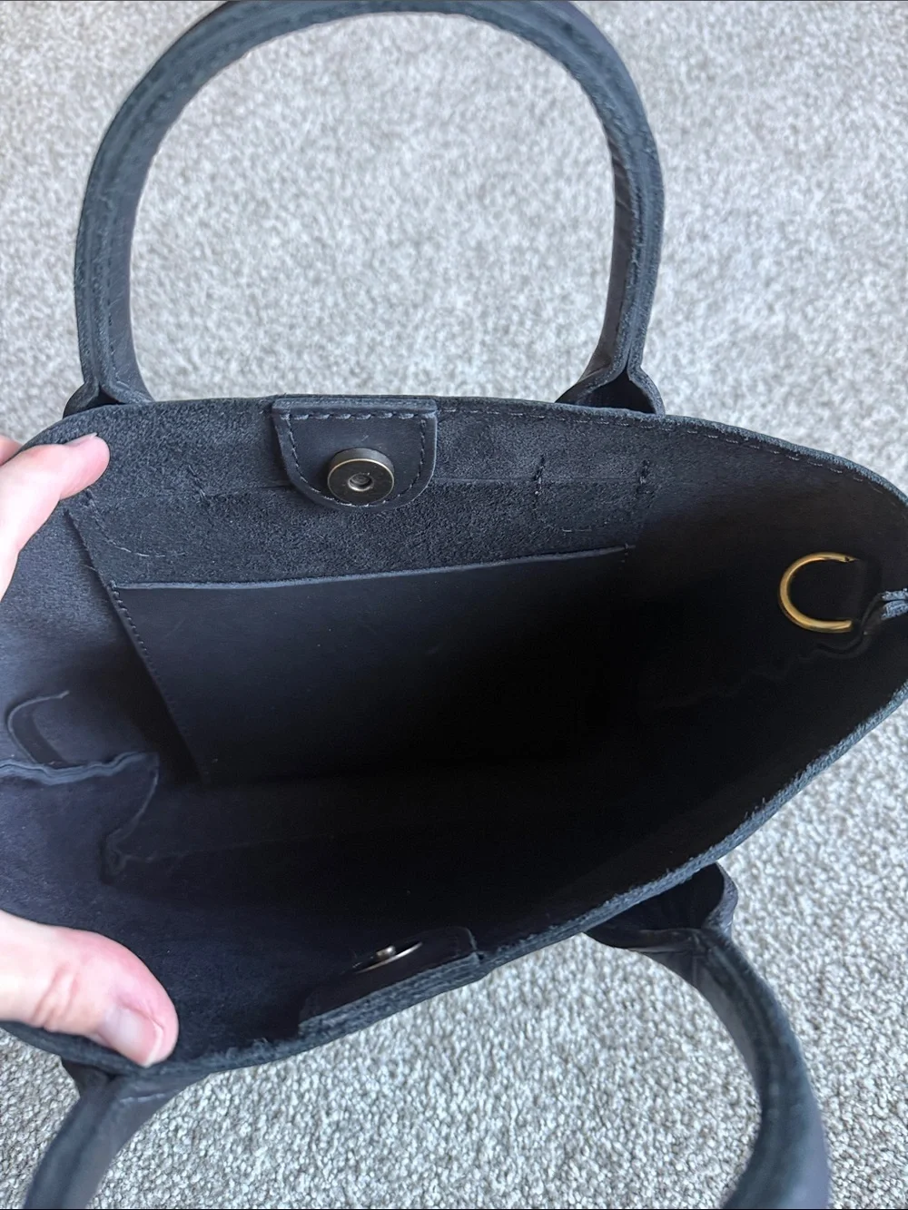 NWOT, Raindrop Satchel Bag, Limited Edition, Black